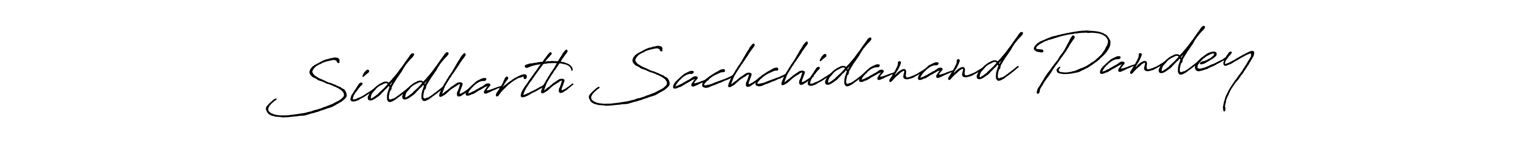 Design your own signature with our free online signature maker. With this signature software, you can create a handwritten (Antro_Vectra_Bolder) signature for name Siddharth Sachchidanand Pandey. Siddharth Sachchidanand Pandey signature style 7 images and pictures png
