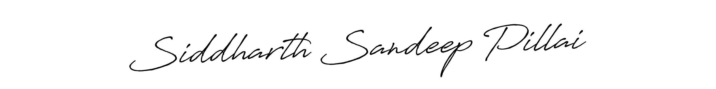 How to make Siddharth Sandeep Pillai signature? Antro_Vectra_Bolder is a professional autograph style. Create handwritten signature for Siddharth Sandeep Pillai name. Siddharth Sandeep Pillai signature style 7 images and pictures png