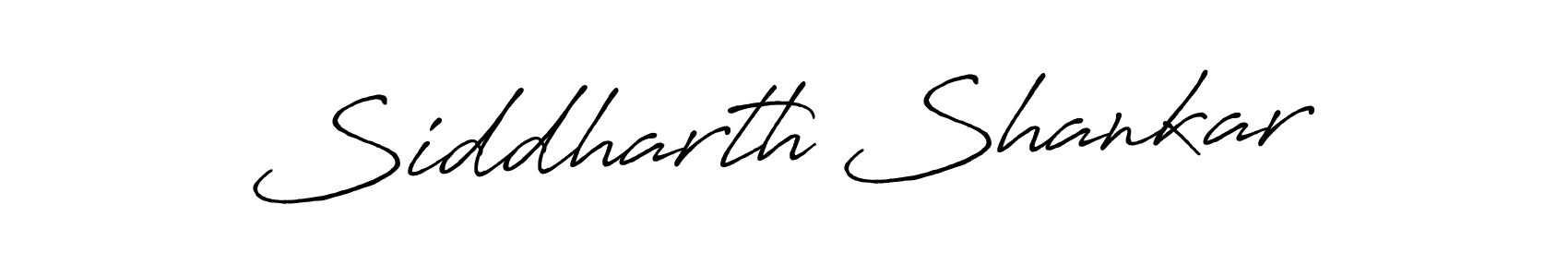 Make a beautiful signature design for name Siddharth Shankar. With this signature (Antro_Vectra_Bolder) style, you can create a handwritten signature for free. Siddharth Shankar signature style 7 images and pictures png