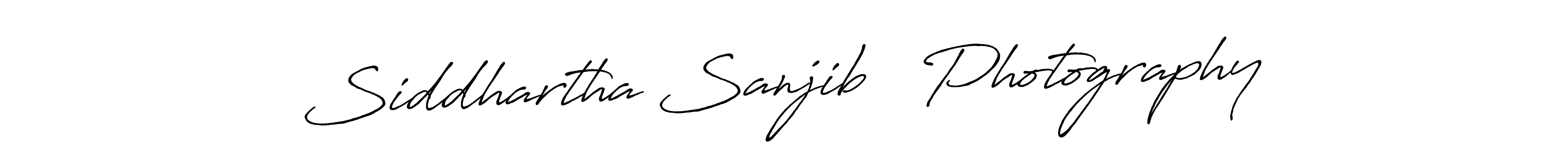 Use a signature maker to create a handwritten signature online. With this signature software, you can design (Antro_Vectra_Bolder) your own signature for name Siddhartha Sanjib   Photography. Siddhartha Sanjib   Photography signature style 7 images and pictures png