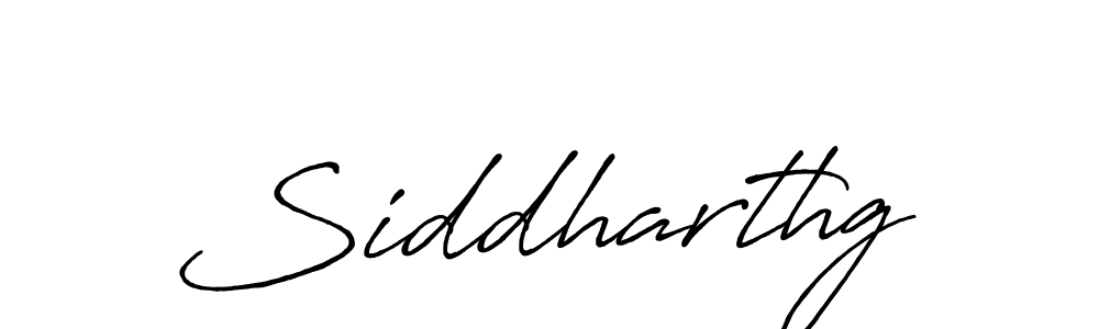 How to make Siddharthg signature? Antro_Vectra_Bolder is a professional autograph style. Create handwritten signature for Siddharthg name. Siddharthg signature style 7 images and pictures png