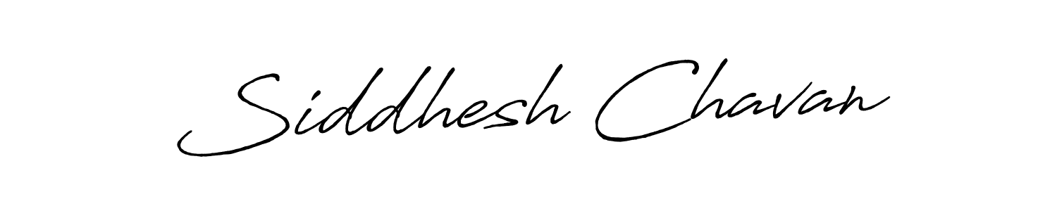 How to make Siddhesh Chavan signature? Antro_Vectra_Bolder is a professional autograph style. Create handwritten signature for Siddhesh Chavan name. Siddhesh Chavan signature style 7 images and pictures png