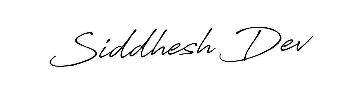 Use a signature maker to create a handwritten signature online. With this signature software, you can design (Antro_Vectra_Bolder) your own signature for name Siddhesh Dev. Siddhesh Dev signature style 7 images and pictures png