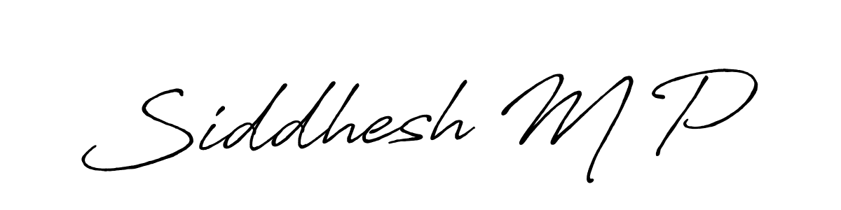 Similarly Antro_Vectra_Bolder is the best handwritten signature design. Signature creator online .You can use it as an online autograph creator for name Siddhesh M P. Siddhesh M P signature style 7 images and pictures png