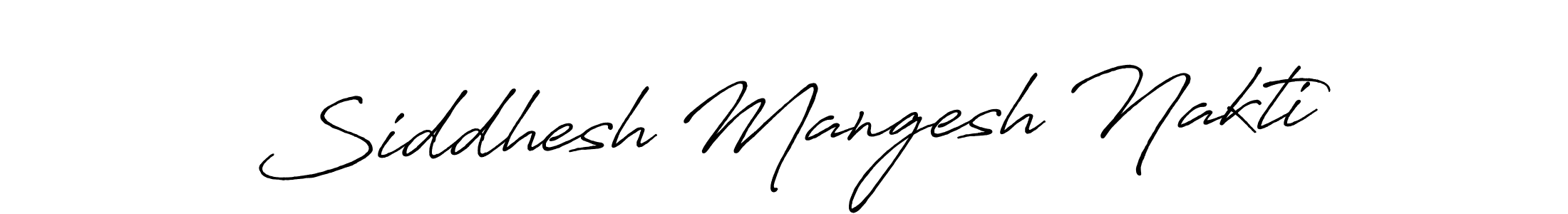 It looks lik you need a new signature style for name Siddhesh Mangesh Nakti. Design unique handwritten (Antro_Vectra_Bolder) signature with our free signature maker in just a few clicks. Siddhesh Mangesh Nakti signature style 7 images and pictures png