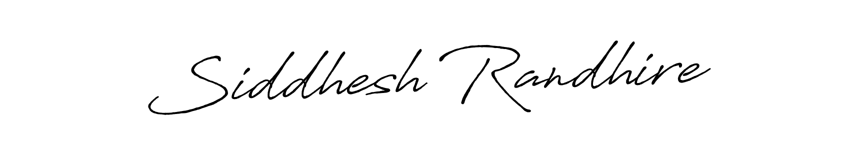 How to make Siddhesh Randhire signature? Antro_Vectra_Bolder is a professional autograph style. Create handwritten signature for Siddhesh Randhire name. Siddhesh Randhire signature style 7 images and pictures png