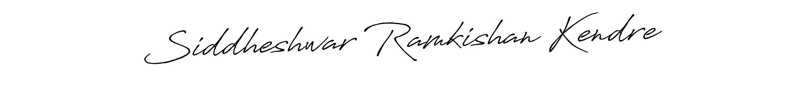 Also we have Siddheshwar Ramkishan Kendre name is the best signature style. Create professional handwritten signature collection using Antro_Vectra_Bolder autograph style. Siddheshwar Ramkishan Kendre signature style 7 images and pictures png