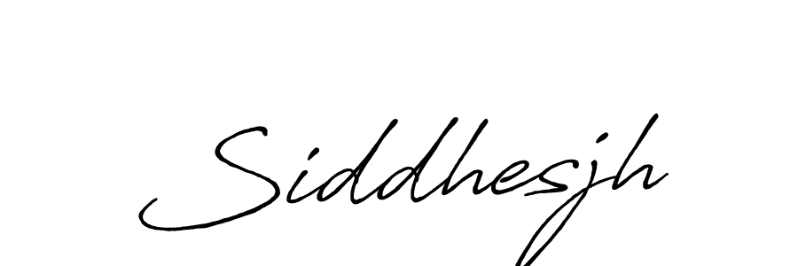 Use a signature maker to create a handwritten signature online. With this signature software, you can design (Antro_Vectra_Bolder) your own signature for name Siddhesjh. Siddhesjh signature style 7 images and pictures png