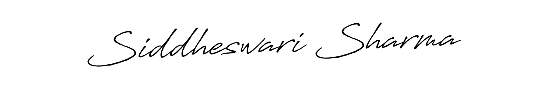 The best way (Antro_Vectra_Bolder) to make a short signature is to pick only two or three words in your name. The name Siddheswari Sharma include a total of six letters. For converting this name. Siddheswari Sharma signature style 7 images and pictures png