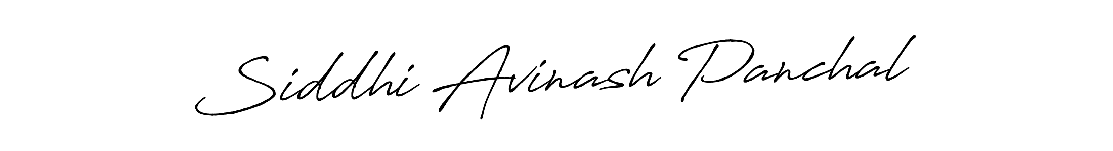 How to make Siddhi Avinash Panchal name signature. Use Antro_Vectra_Bolder style for creating short signs online. This is the latest handwritten sign. Siddhi Avinash Panchal signature style 7 images and pictures png