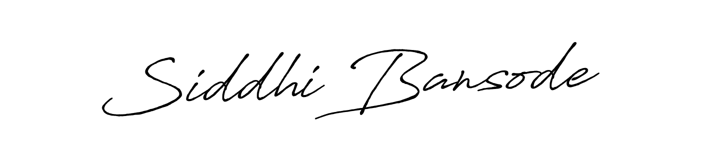 How to make Siddhi Bansode name signature. Use Antro_Vectra_Bolder style for creating short signs online. This is the latest handwritten sign. Siddhi Bansode signature style 7 images and pictures png