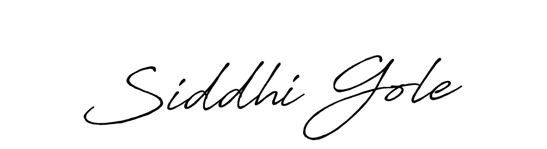 Siddhi Gole stylish signature style. Best Handwritten Sign (Antro_Vectra_Bolder) for my name. Handwritten Signature Collection Ideas for my name Siddhi Gole. Siddhi Gole signature style 7 images and pictures png