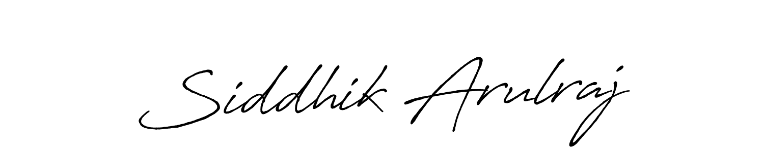 The best way (Antro_Vectra_Bolder) to make a short signature is to pick only two or three words in your name. The name Siddhik Arulraj include a total of six letters. For converting this name. Siddhik Arulraj signature style 7 images and pictures png