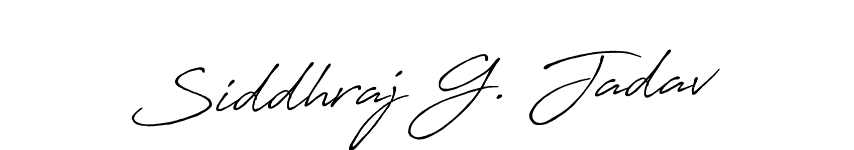 Antro_Vectra_Bolder is a professional signature style that is perfect for those who want to add a touch of class to their signature. It is also a great choice for those who want to make their signature more unique. Get Siddhraj G. Jadav name to fancy signature for free. Siddhraj G. Jadav signature style 7 images and pictures png