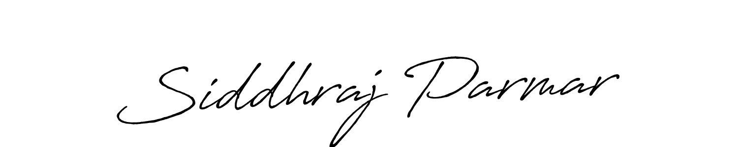 Use a signature maker to create a handwritten signature online. With this signature software, you can design (Antro_Vectra_Bolder) your own signature for name Siddhraj Parmar. Siddhraj Parmar signature style 7 images and pictures png