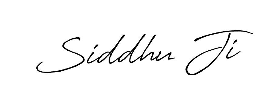 How to make Siddhu Ji name signature. Use Antro_Vectra_Bolder style for creating short signs online. This is the latest handwritten sign. Siddhu Ji signature style 7 images and pictures png