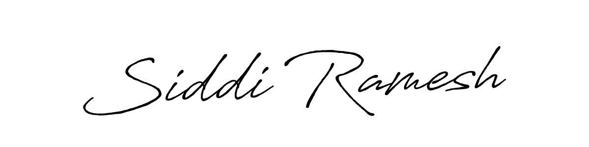 Siddi Ramesh stylish signature style. Best Handwritten Sign (Antro_Vectra_Bolder) for my name. Handwritten Signature Collection Ideas for my name Siddi Ramesh. Siddi Ramesh signature style 7 images and pictures png