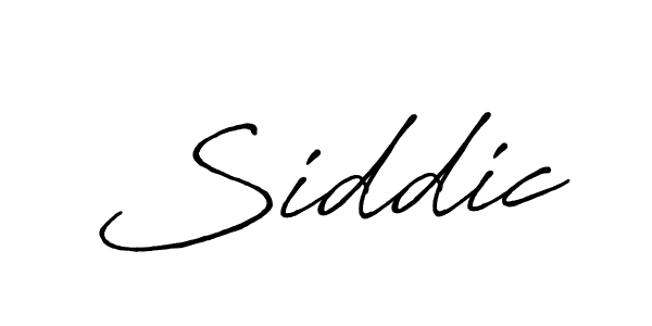 Make a beautiful signature design for name Siddic. With this signature (Antro_Vectra_Bolder) style, you can create a handwritten signature for free. Siddic signature style 7 images and pictures png