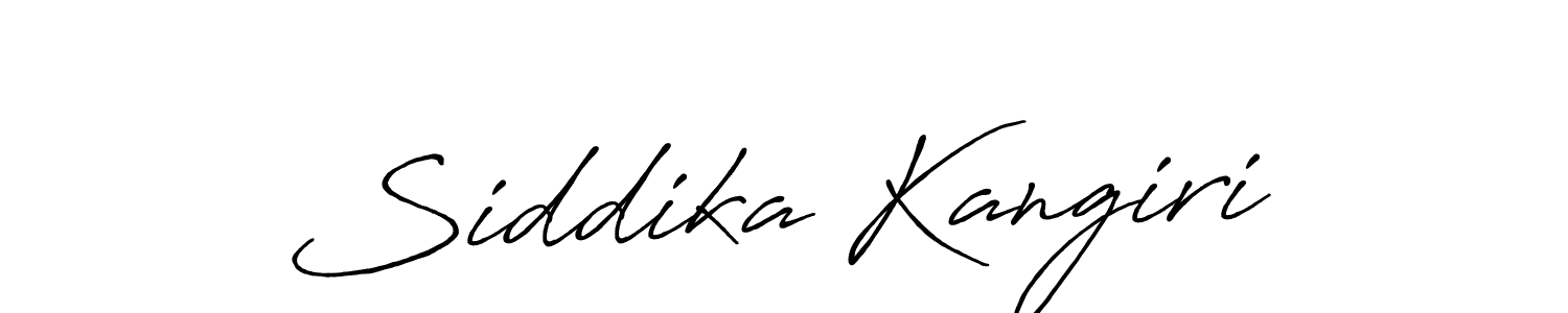 Once you've used our free online signature maker to create your best signature Antro_Vectra_Bolder style, it's time to enjoy all of the benefits that Siddika Kangiri name signing documents. Siddika Kangiri signature style 7 images and pictures png