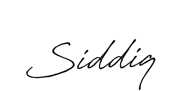 How to make Siddiq name signature. Use Antro_Vectra_Bolder style for creating short signs online. This is the latest handwritten sign. Siddiq signature style 7 images and pictures png