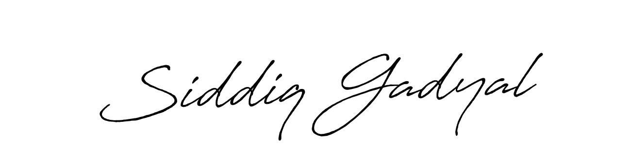 Use a signature maker to create a handwritten signature online. With this signature software, you can design (Antro_Vectra_Bolder) your own signature for name Siddiq Gadyal. Siddiq Gadyal signature style 7 images and pictures png