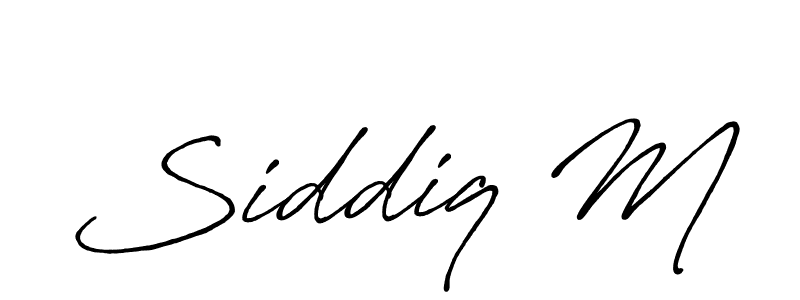Best and Professional Signature Style for Siddiq M. Antro_Vectra_Bolder Best Signature Style Collection. Siddiq M signature style 7 images and pictures png