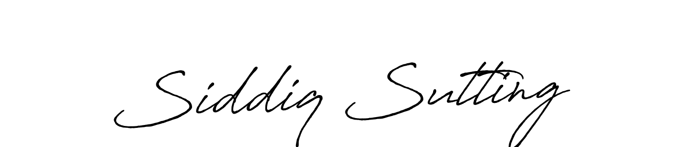 Use a signature maker to create a handwritten signature online. With this signature software, you can design (Antro_Vectra_Bolder) your own signature for name Siddiq Sutting. Siddiq Sutting signature style 7 images and pictures png