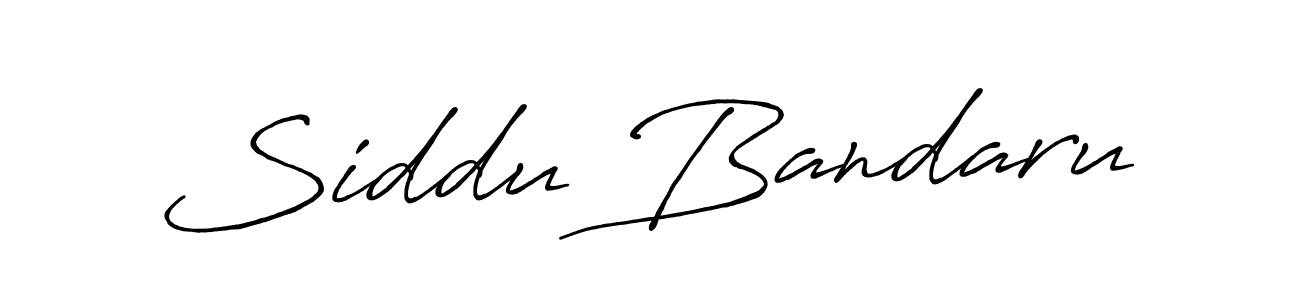 Also we have Siddu Bandaru name is the best signature style. Create professional handwritten signature collection using Antro_Vectra_Bolder autograph style. Siddu Bandaru signature style 7 images and pictures png