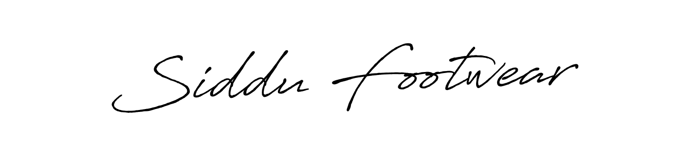 Also we have Siddu Footwear name is the best signature style. Create professional handwritten signature collection using Antro_Vectra_Bolder autograph style. Siddu Footwear signature style 7 images and pictures png