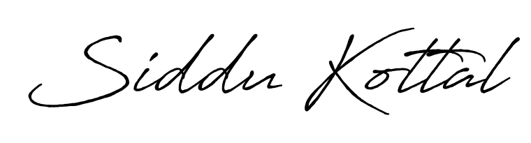 Generate high-definition signature styles for Siddu Kottal. The Antro_Vectra_Bolder typeface ensures crisp legibility and sophisticated design. Siddu Kottal signature style 7 images and pictures png