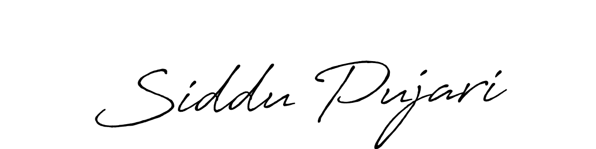 The best way (Antro_Vectra_Bolder) to make a short signature is to pick only two or three words in your name. The name Siddu Pujari include a total of six letters. For converting this name. Siddu Pujari signature style 7 images and pictures png