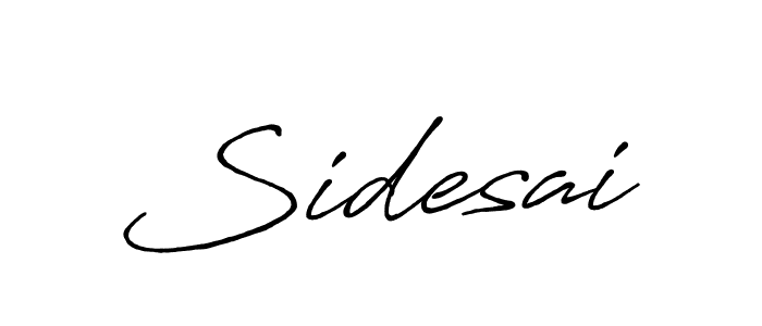 Best and Professional Signature Style for Sidesai. Antro_Vectra_Bolder Best Signature Style Collection. Sidesai signature style 7 images and pictures png