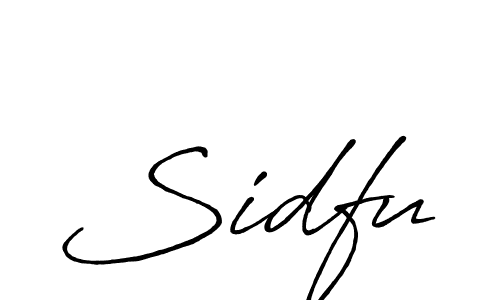 Make a beautiful signature design for name Sidfu. Use this online signature maker to create a handwritten signature for free. Sidfu signature style 7 images and pictures png