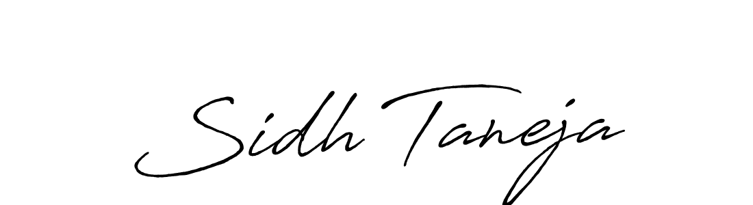 if you are searching for the best signature style for your name Sidh Taneja. so please give up your signature search. here we have designed multiple signature styles  using Antro_Vectra_Bolder. Sidh Taneja signature style 7 images and pictures png