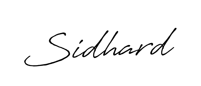 Also You can easily find your signature by using the search form. We will create Sidhard name handwritten signature images for you free of cost using Antro_Vectra_Bolder sign style. Sidhard signature style 7 images and pictures png