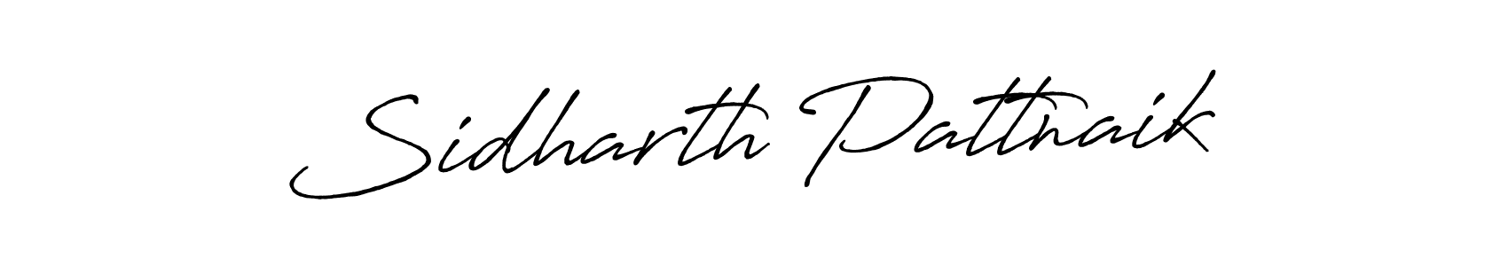 Create a beautiful signature design for name Sidharth Pattnaik. With this signature (Antro_Vectra_Bolder) fonts, you can make a handwritten signature for free. Sidharth Pattnaik signature style 7 images and pictures png