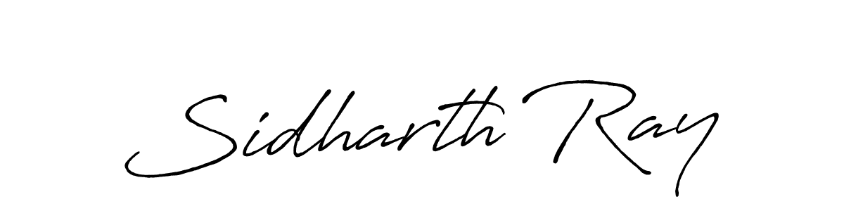 Design your own signature with our free online signature maker. With this signature software, you can create a handwritten (Antro_Vectra_Bolder) signature for name Sidharth Ray. Sidharth Ray signature style 7 images and pictures png