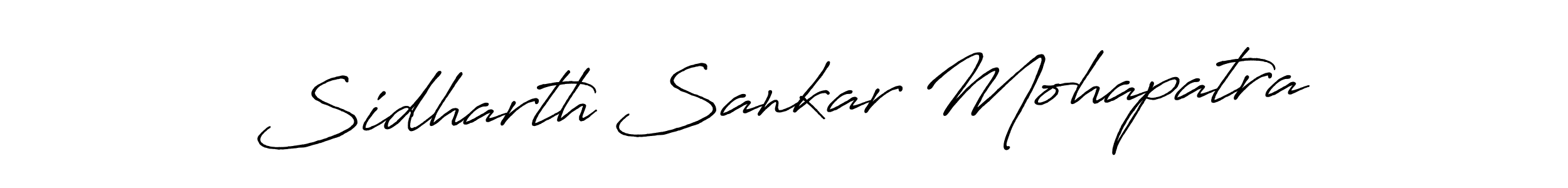 How to make Sidharth Sankar Mohapatra name signature. Use Antro_Vectra_Bolder style for creating short signs online. This is the latest handwritten sign. Sidharth Sankar Mohapatra signature style 7 images and pictures png