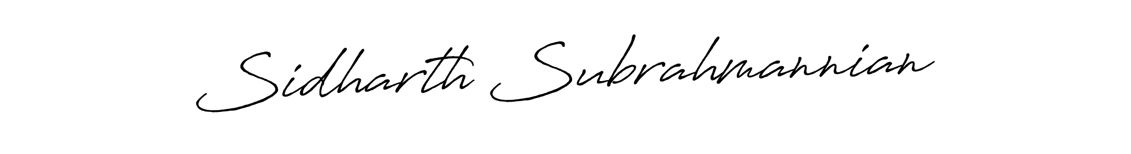 Make a short Sidharth Subrahmannian signature style. Manage your documents anywhere anytime using Antro_Vectra_Bolder. Create and add eSignatures, submit forms, share and send files easily. Sidharth Subrahmannian signature style 7 images and pictures png