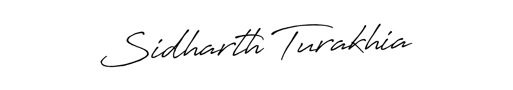 How to make Sidharth Turakhia signature? Antro_Vectra_Bolder is a professional autograph style. Create handwritten signature for Sidharth Turakhia name. Sidharth Turakhia signature style 7 images and pictures png