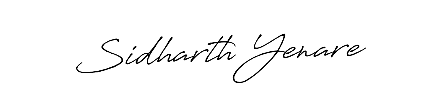 Sidharth Yenare stylish signature style. Best Handwritten Sign (Antro_Vectra_Bolder) for my name. Handwritten Signature Collection Ideas for my name Sidharth Yenare. Sidharth Yenare signature style 7 images and pictures png