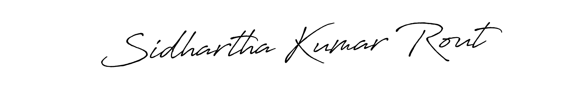 How to make Sidhartha Kumar Rout name signature. Use Antro_Vectra_Bolder style for creating short signs online. This is the latest handwritten sign. Sidhartha Kumar Rout signature style 7 images and pictures png