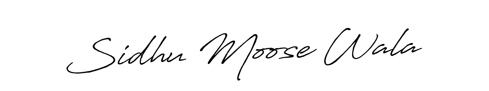 The best way (Antro_Vectra_Bolder) to make a short signature is to pick only two or three words in your name. The name Sidhu Moose Wala include a total of six letters. For converting this name. Sidhu Moose Wala signature style 7 images and pictures png