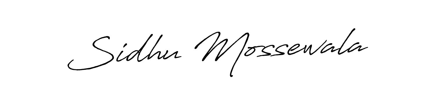 How to make Sidhu Mossewala name signature. Use Antro_Vectra_Bolder style for creating short signs online. This is the latest handwritten sign. Sidhu Mossewala signature style 7 images and pictures png