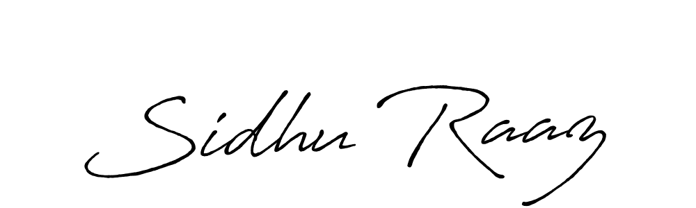 Also we have Sidhu Raaz name is the best signature style. Create professional handwritten signature collection using Antro_Vectra_Bolder autograph style. Sidhu Raaz signature style 7 images and pictures png