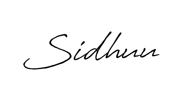 Similarly Antro_Vectra_Bolder is the best handwritten signature design. Signature creator online .You can use it as an online autograph creator for name Sidhuu. Sidhuu signature style 7 images and pictures png
