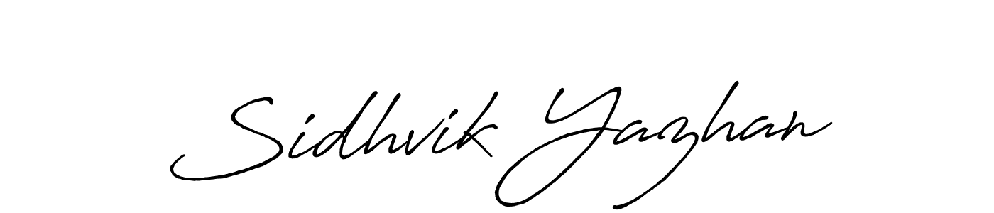 How to make Sidhvik Yazhan signature? Antro_Vectra_Bolder is a professional autograph style. Create handwritten signature for Sidhvik Yazhan name. Sidhvik Yazhan signature style 7 images and pictures png