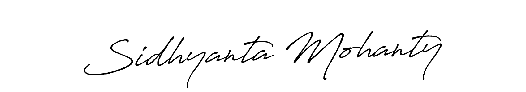 Sidhyanta Mohanty stylish signature style. Best Handwritten Sign (Antro_Vectra_Bolder) for my name. Handwritten Signature Collection Ideas for my name Sidhyanta Mohanty. Sidhyanta Mohanty signature style 7 images and pictures png