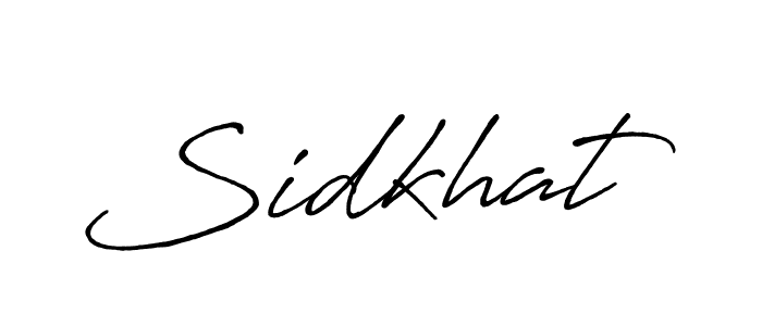 Similarly Antro_Vectra_Bolder is the best handwritten signature design. Signature creator online .You can use it as an online autograph creator for name Sidkhat. Sidkhat signature style 7 images and pictures png