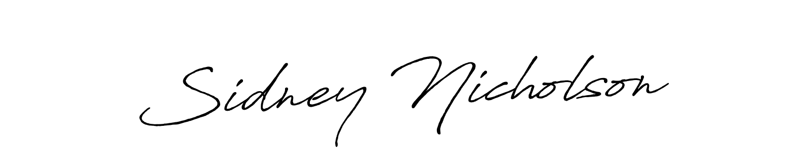 See photos of Sidney Nicholson official signature by Spectra . Check more albums & portfolios. Read reviews & check more about Antro_Vectra_Bolder font. Sidney Nicholson signature style 7 images and pictures png